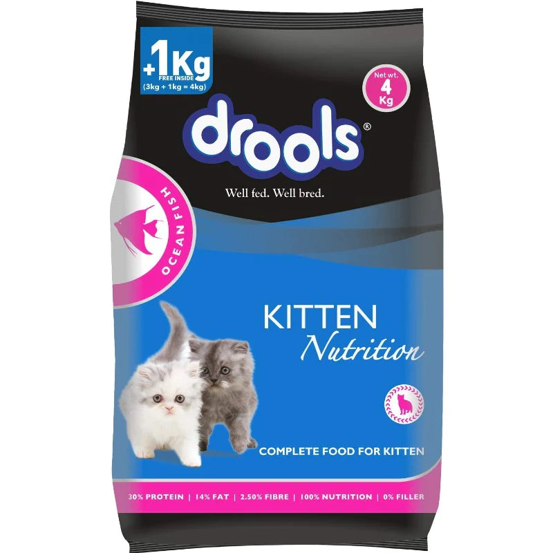 Drools Ocean Fish Kitten Cat Food.