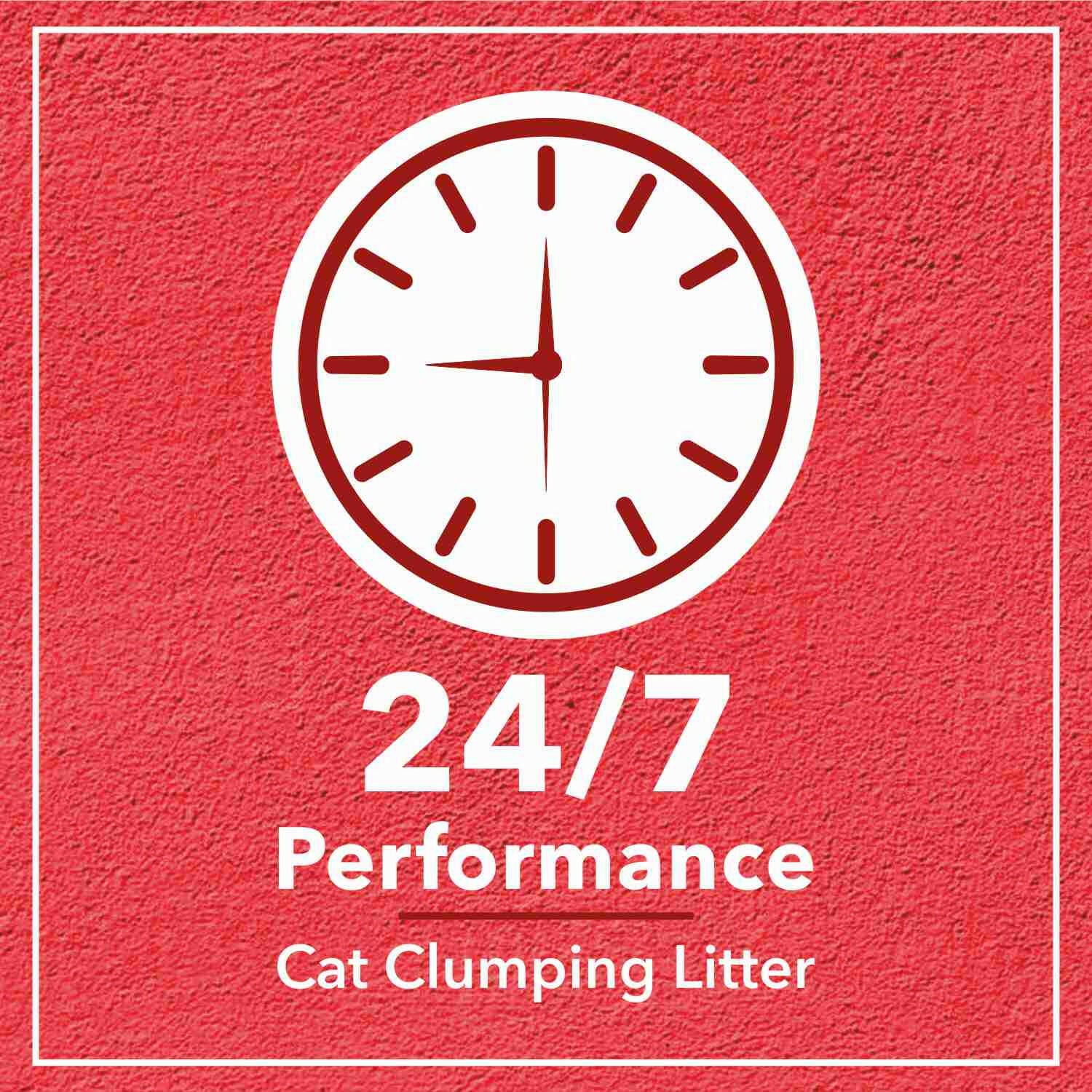 Drools Lavender Scented Clumping Cat Litter.