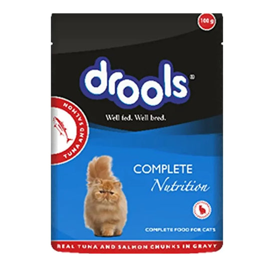 Drools Tuna & Salmon Adult Cat Food.