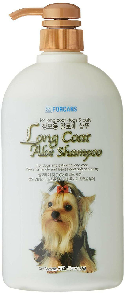 Forbis Long Coat Aloe Dog Shampoo, 750 ml.