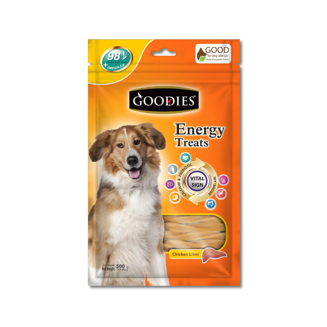 Goodies Chicken & Liver Flavor Dog Treat, 500 g.