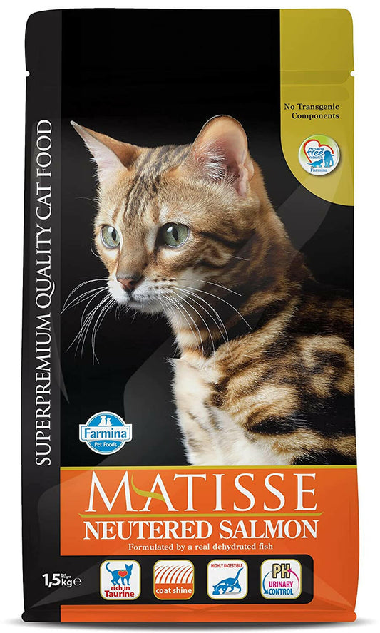 Matisse Neutered Salmon Dry Cat Food.