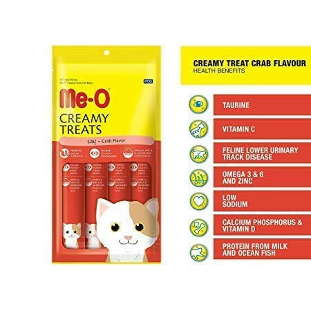 MeO Creamy Treats Crab Flavor  – 300g.