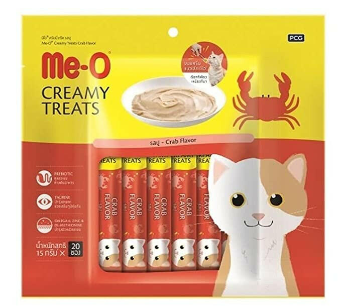 MeO Creamy Treats Crab Flavor  – 300g.