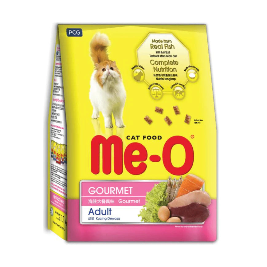 MeO Gourmet Adult Cat Food.