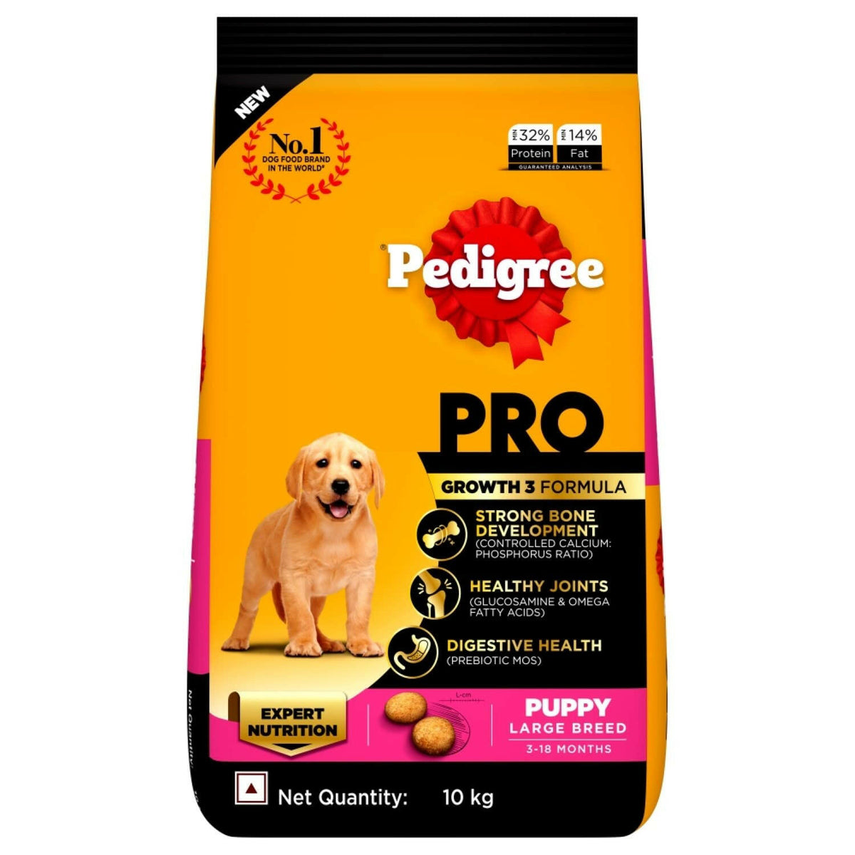 Pedigree PRO Expert Nutrition Large Breed Puppy Food — 3 to 18 Months.