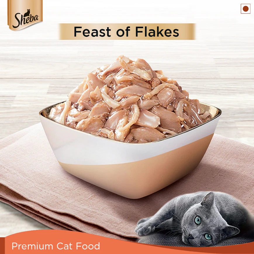 Sheba Fish with Sasami Premium Cat Wet Food.