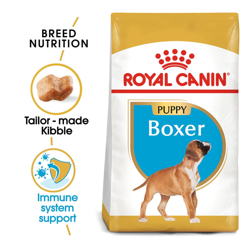 Royal Canin Boxer Puppy Dog Food.