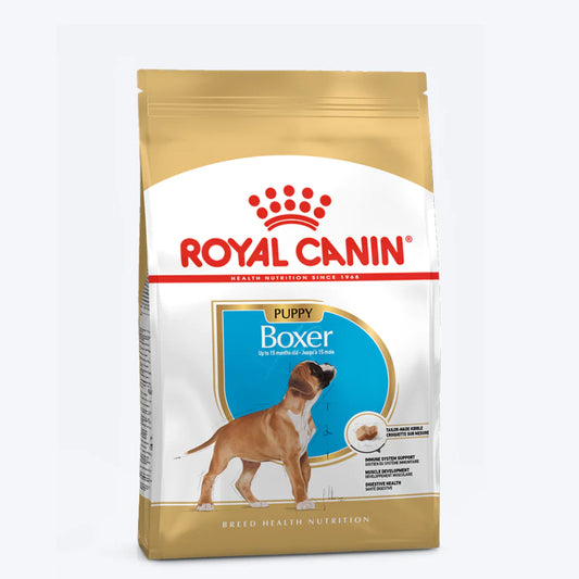 Royal Canin Boxer Puppy Dog Food.