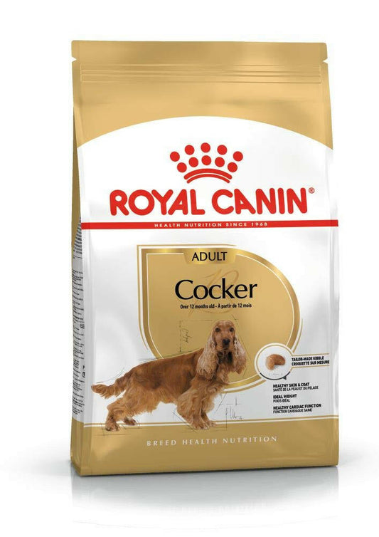 Royal Canin Cocker Spaniel Adult Dry Dog Food - 3kg.