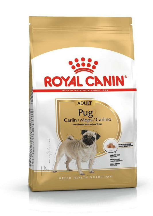 Royal Canin Pug Adult Dog Food.
