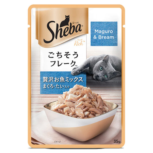 Sheba Maguro & Bream Wet Cat Food.