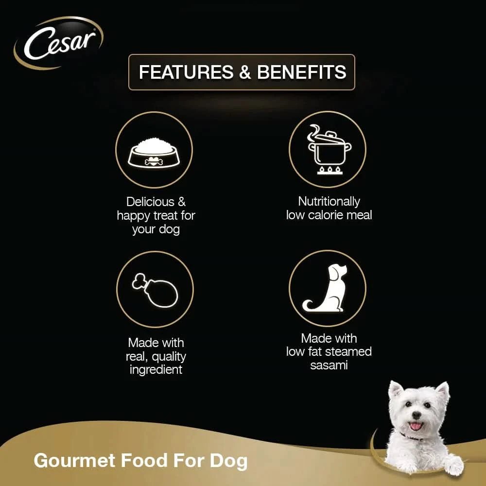 Cesar Wet Dog Food Sasami - dspetstore.com