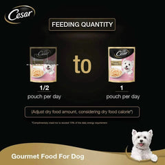 Cesar Wet Dog Food Sasami & Vegetables in Jelly - dspetstore.com
