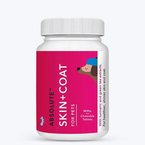 Drools Absolute Skin & Coat Supplement for Dogs - dspetstore.com