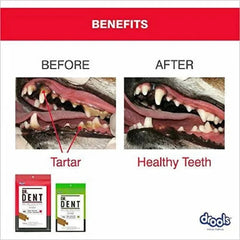 Drools Dr Dent Oral Care Dog Dental Treats – For Medium/Large Breeds 150g - dspetstore.com