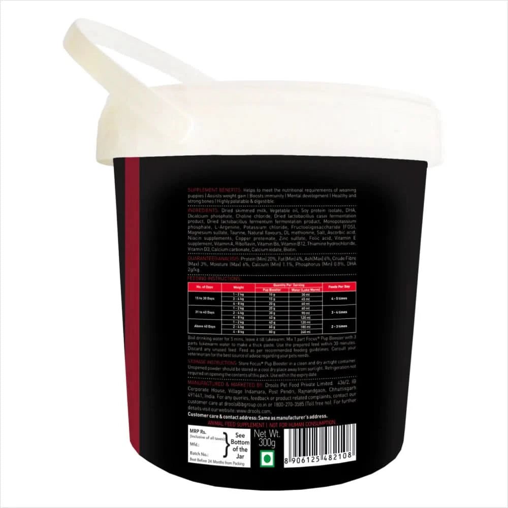 Drools Focus Pup Booster Puppy Weaning Diet 300 g - dspetstore.com