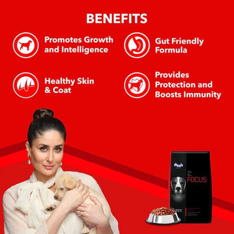 Drools Focus Puppy Super Premium Dry Dog Food - dspetstore.com