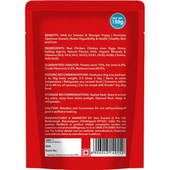 Drools Puppy Wet Dog Food Real Chicken and Chicken Liver Chunks in Gravy - dspetstore.com
