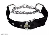 Eagle Pet Product Dog Choke Collar Stainless Steel (Black, 1 Inch) - dspetstore.com