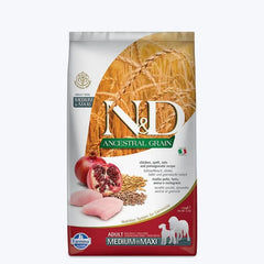 Farmina Ancestral Grain Medium & Maxi Breed Adult Dry Dog Food - Chicken & Pomegranate - dspetstore.com