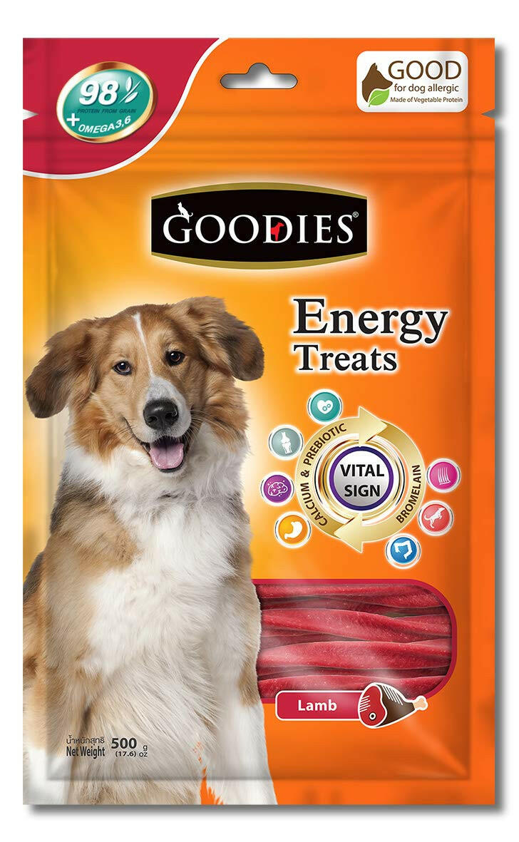 Goodies Lamb Dog Treats 500g.