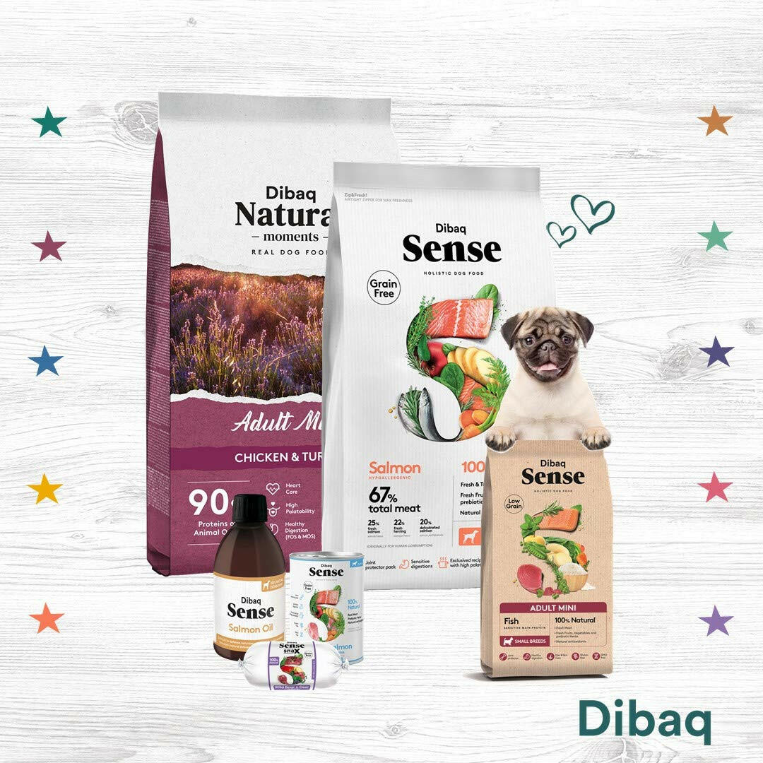 Dibaq sense grain free salmon for optimal nutrition.
