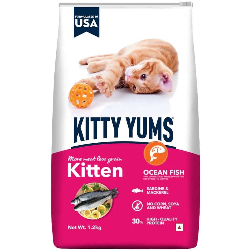 Kitty Yums Kitten Ocean Fish Food - dspetstore.com