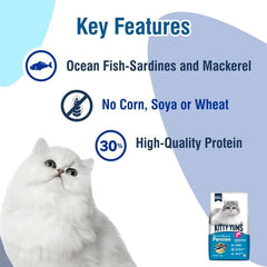 Kitty Yums Ocean Fish Persian Cat Dry Food - dspetstore.com