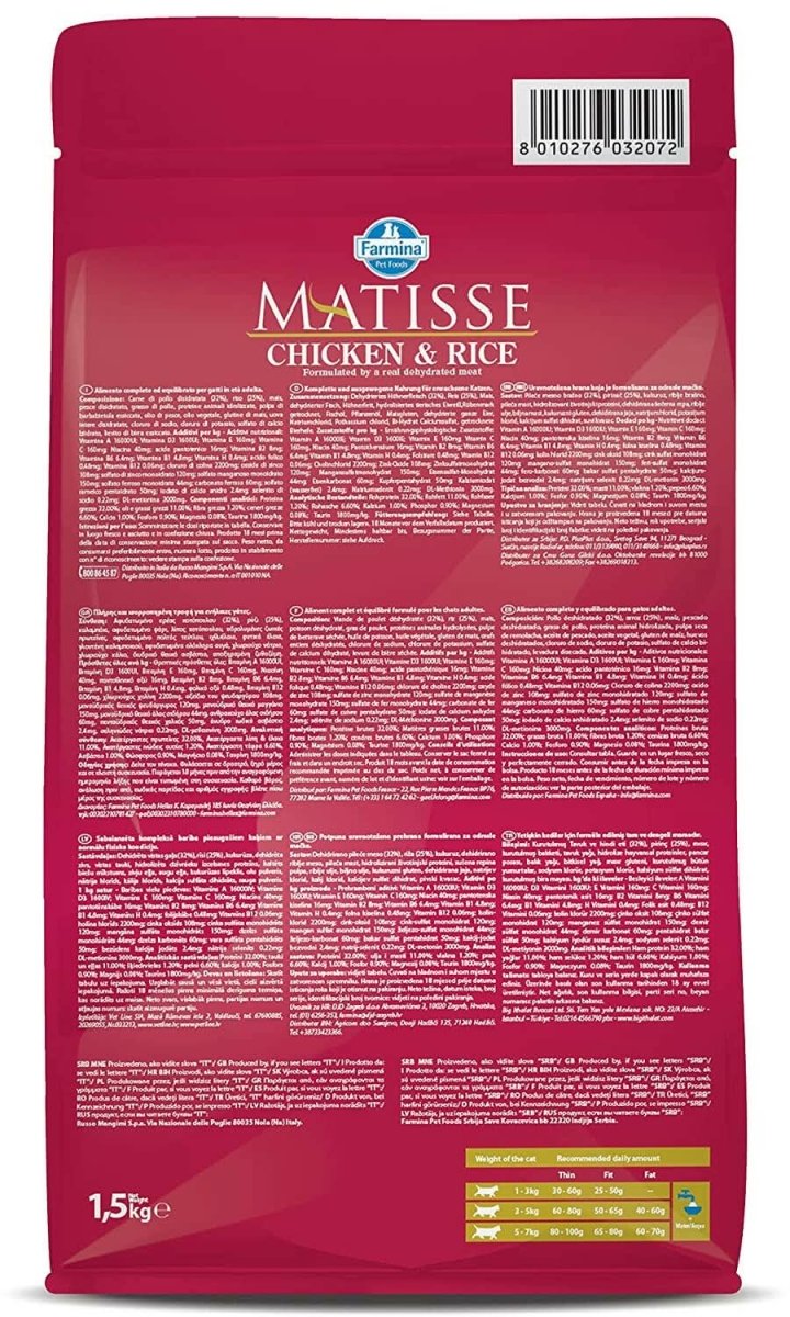 Matisse Chicken & Rice Dry Cat Food - dspetstore.com