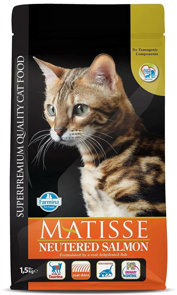 Matisse Neutered Salmon Dry Cat Food - dspetstore.com