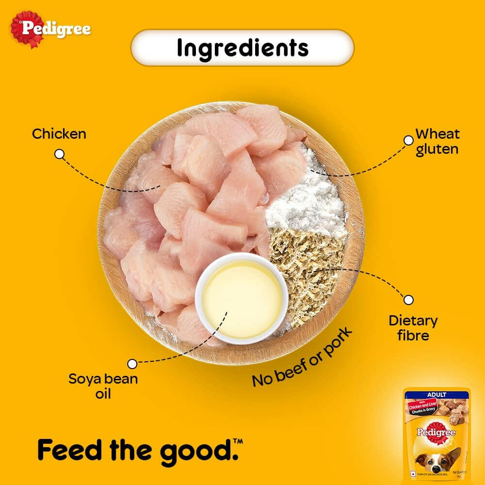 Pedigree meal for adult dogs