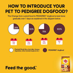 Pedigree Meat & Rice Adult Dog Dry Food - dspetstore.com