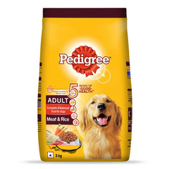 Pedigree Meat & Rice Adult Dog Dry Food - dspetstore.com