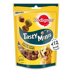Pedigree Tasty Minis Cubes Dog Treats – Chicken & Duck - dspetstore.com