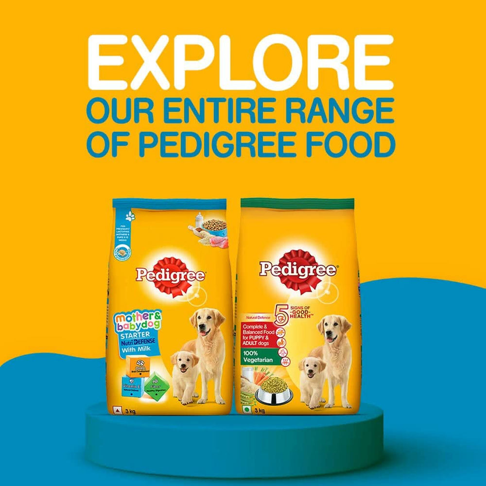 Pedigree Vegetarian Dry Food For Adult Dogs & Puppy - dspetstore.com