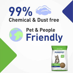 Purepet Lavender Clumping Cat Litter - dspetstore.com