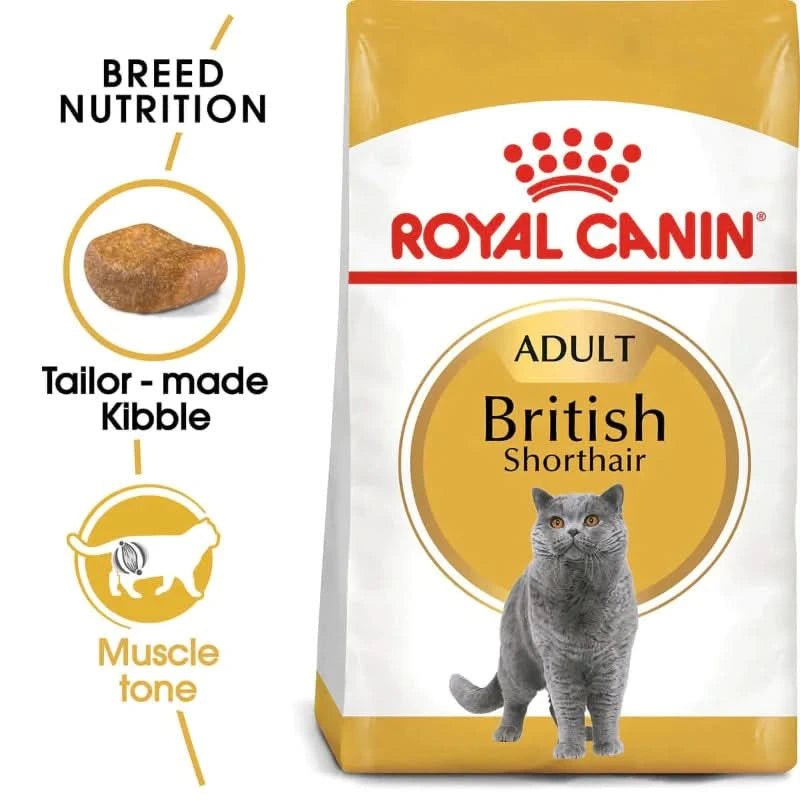 Royal Canin British Shorthair Adult Dry Cat Food - dspetstore.com