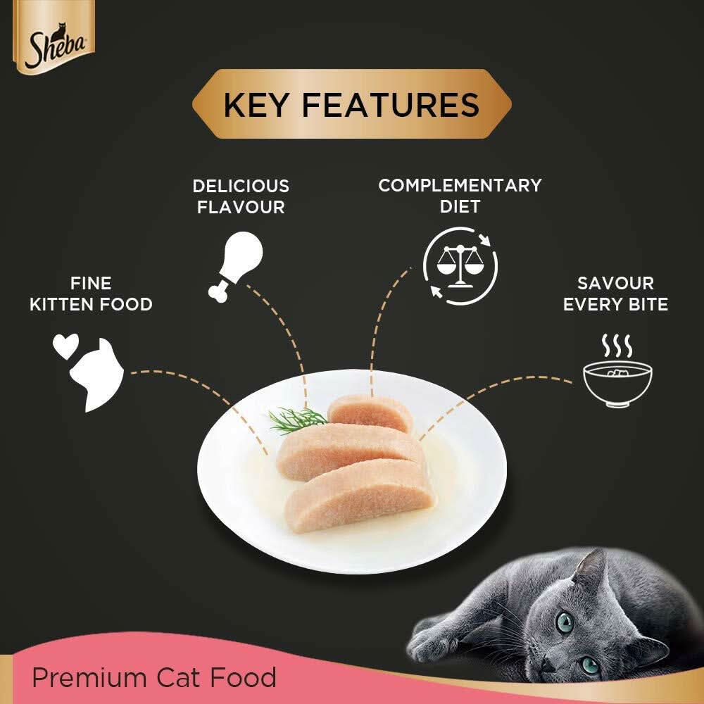 Sheba Wet Cat Food Kitten Chicken Loaf - dspetstore.com
