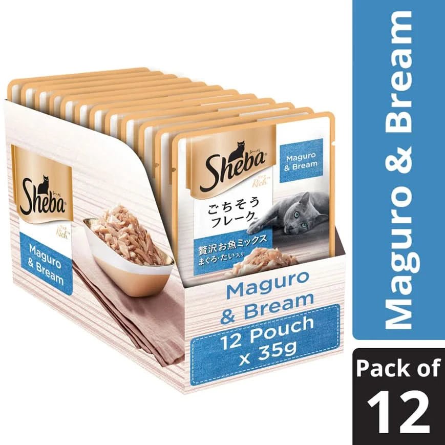 Sheba Wet Cat Food Maguro & Bream - dspetstore.com