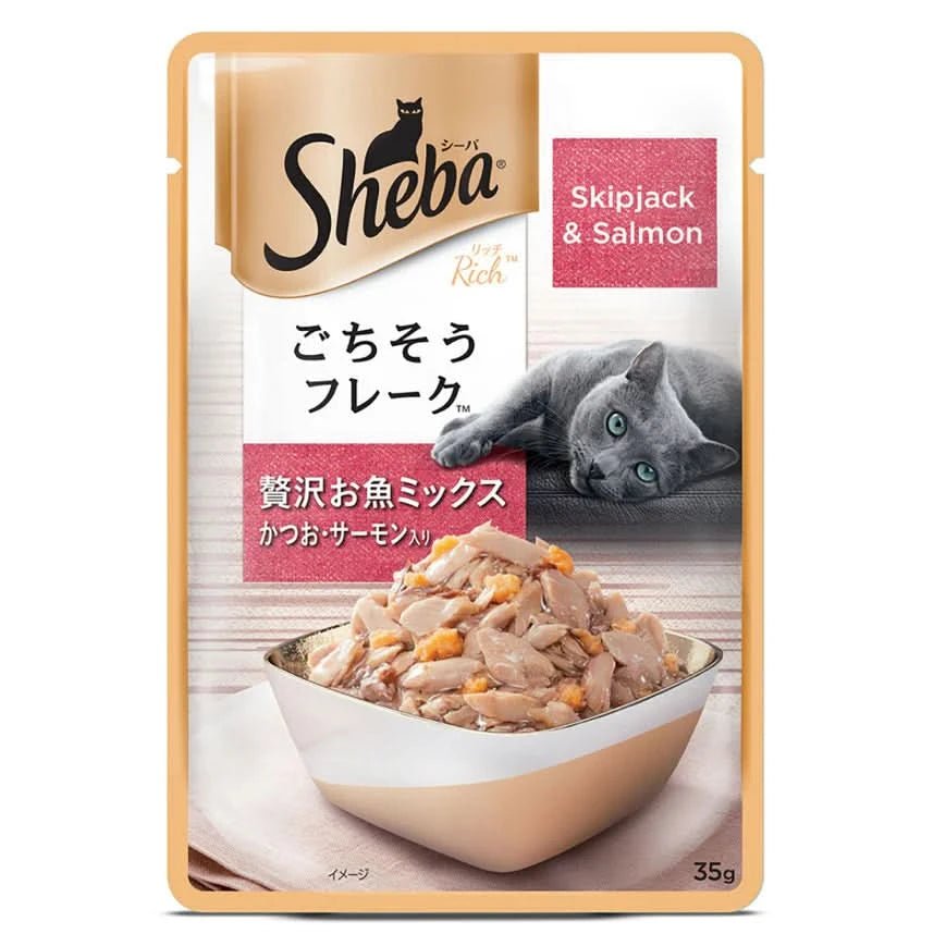 Sheba Wet Cat Food Skip Jack & Salmon - dspetstore.com