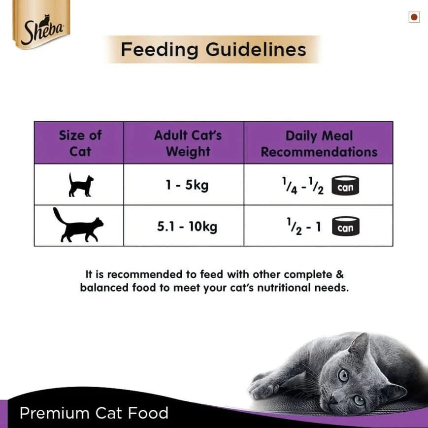 Sheba Wet Cat Food Tuna Filets in Jelly - dspetstore.com