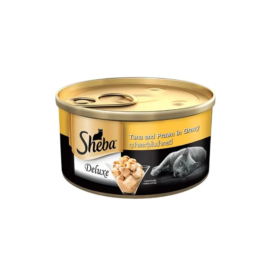 Sheba Wet Cat Food Tuna Fillet & Prawns in Gravy - dspetstore.com