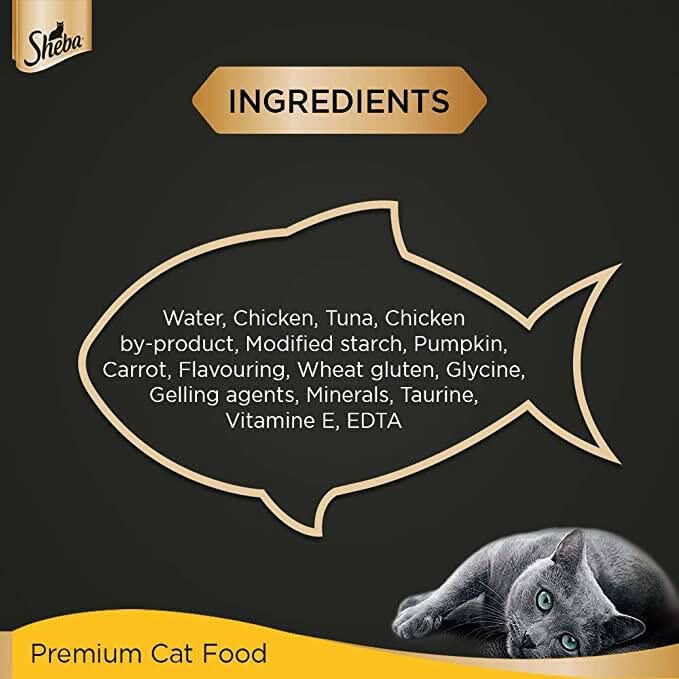 Sheba Wet Cat Food Tuna Pumpkin & Carrot In Gravy - dspetstore.com