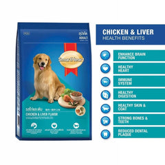 SmartHeart Chicken & Liver Adult Dog Dry Food - dspetstore.com