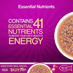 Whiskas Adult Cat Wet Food Tuna with Kanikama and Carrot in Gravy - dspetstore.com