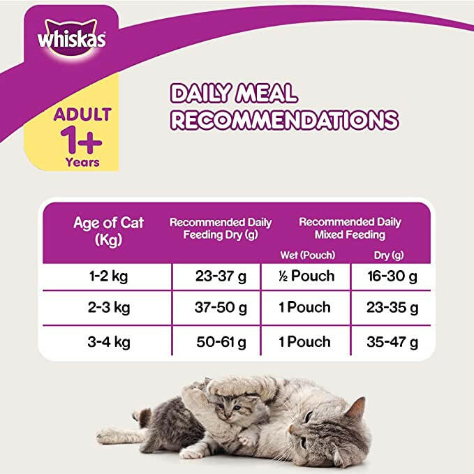 Whiskas Adult Dry Cat Food – Grilled Saba (Complete Nutrition).